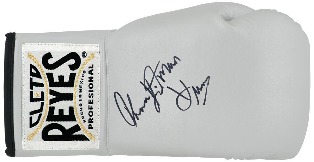 Autographed Thomas 'Hitman' Hearns Boxing Glove – Black Everlast – JSA Certified & COA – Gem Mint