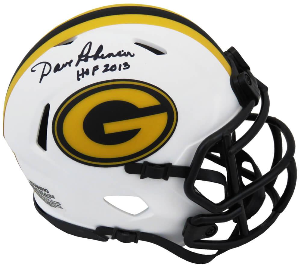 Dave Robinson Signed Packers Lunar Eclipse Alternate Speed Mini Helmet Inscribed "HOF 2013" (Schwartz) at PristineAuction.com Dave Robinson Signed Packers Lunar Eclipse Alternate Speed Mini Helmet Inscribed "HOF 2013" (Schwartz) at PristineAuction.com