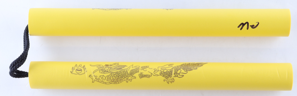 Nick Diaz Signed Foam Rubber Training Nunchucks (JSA) at PristineAuction.com Nick Diaz Signed Foam Rubber Training Nunchucks (JSA) at PristineAuction.com