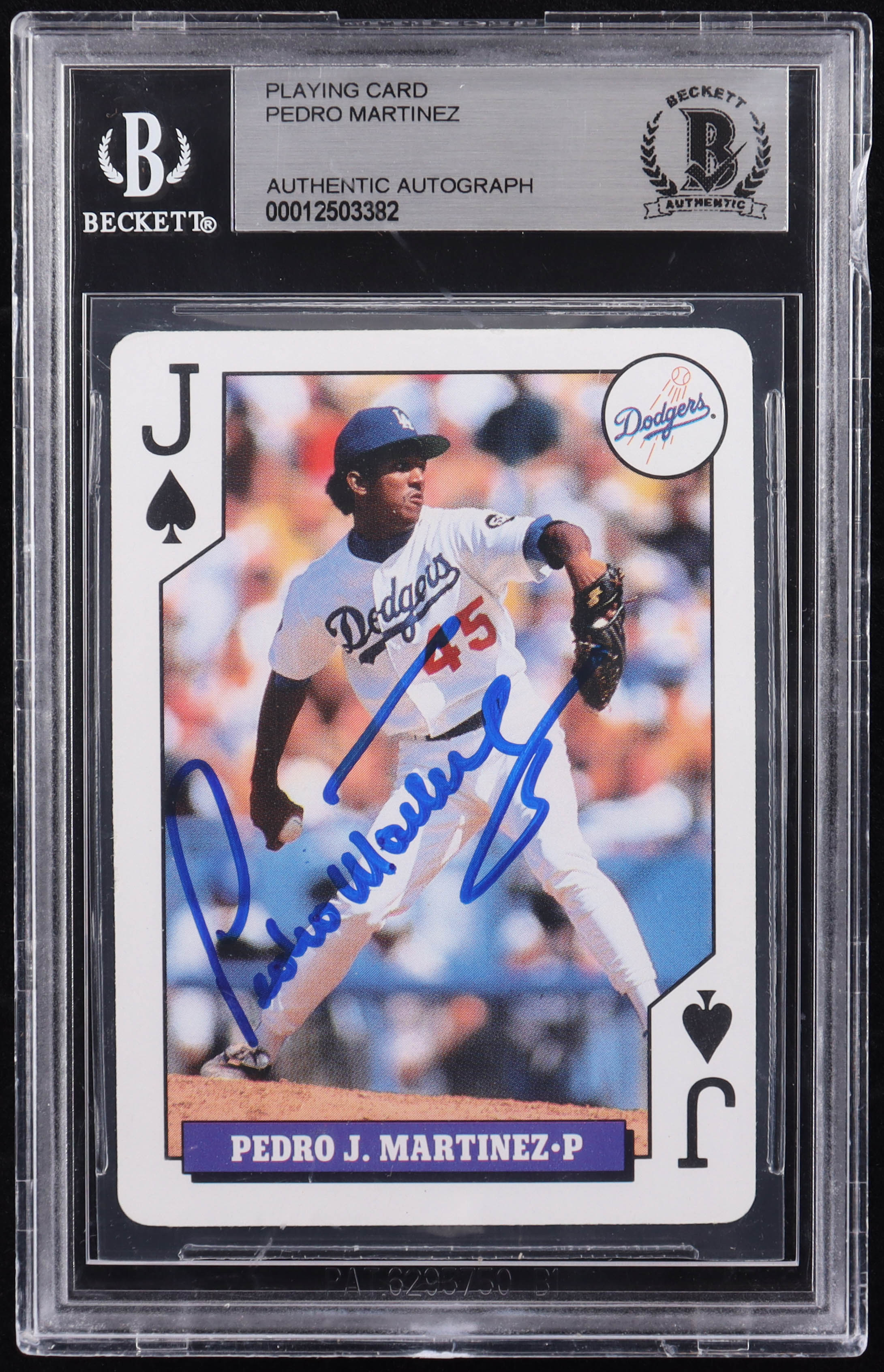 Pedro Martinez Signed Playing Card (BGS) at PristineAuction.com Pedro Martinez Signed Playing Card (BGS) at PristineAuction.com