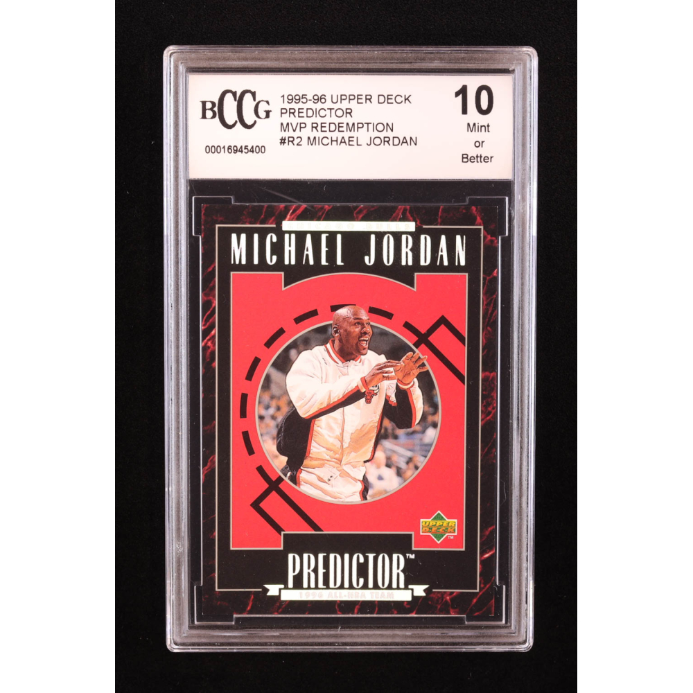 1996 upper deck michael jordan predictor