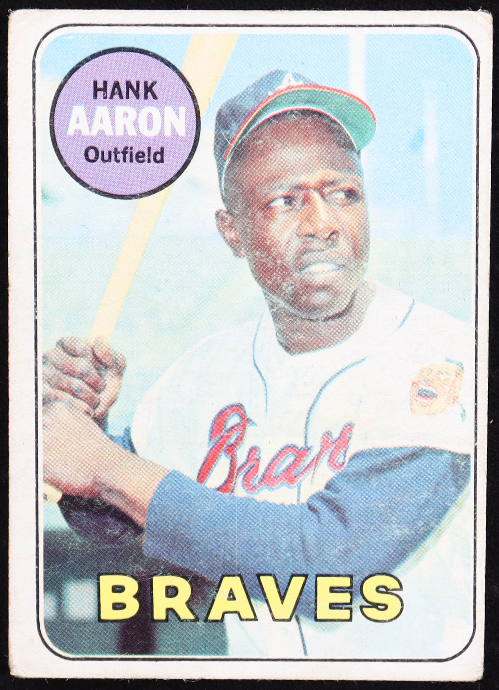 Hank Aaron 1969 Topps #100 at PristineAuction.com Hank Aaron 1969 Topps #100 at PristineAuction.com