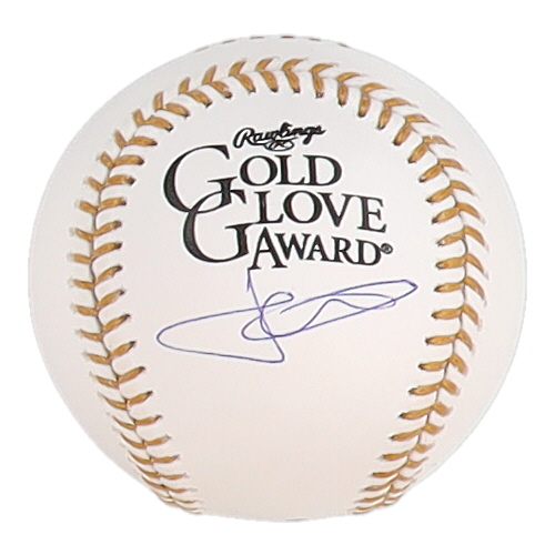 Jonah Heim Signed OML Gold Glove Award Logo Baseball (JSA) at PristineAuction.com Jonah Heim Signed OML Gold Glove Award Logo Baseball (JSA) at PristineAuction.com
