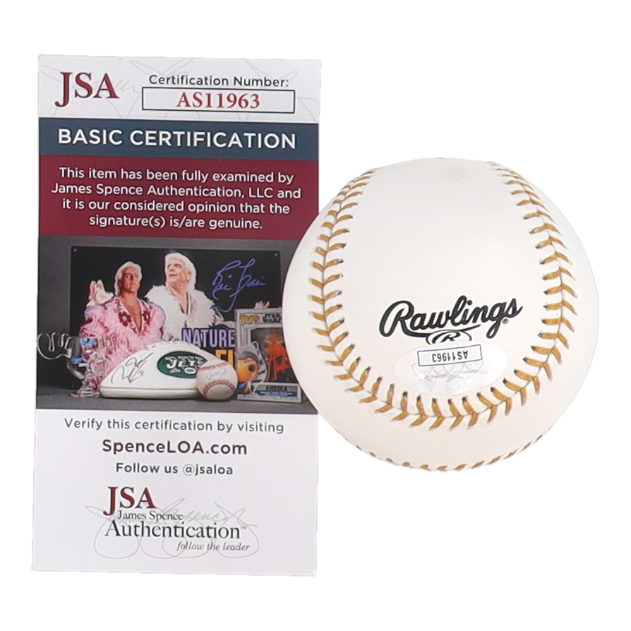 Jonah Heim Signed OML Gold Glove Award Logo Baseball (JSA) at PristineAuction.com Jonah Heim Signed OML Gold Glove Award Logo Baseball (JSA) at PristineAuction.com