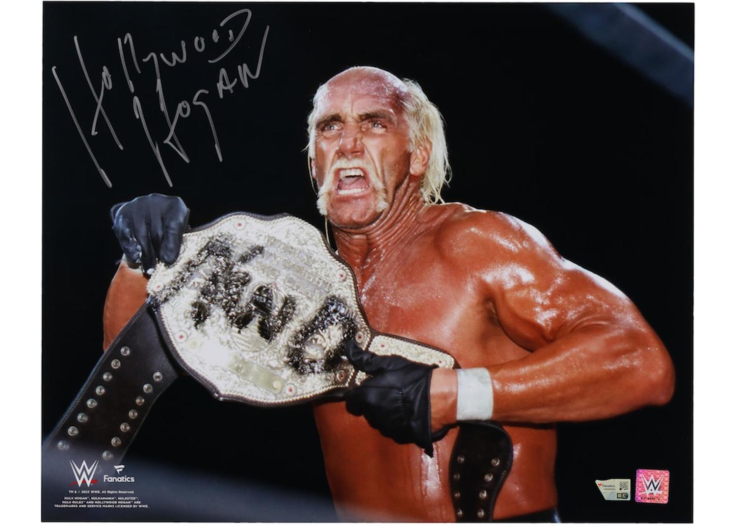 "Hollywood" Hulk Hogan Signed WWE 16x20 Photo (Fanatics) at PristineAuction.com "Hollywood" Hulk Hogan Signed WWE 16x20 Photo (Fanatics) at PristineAuction.com