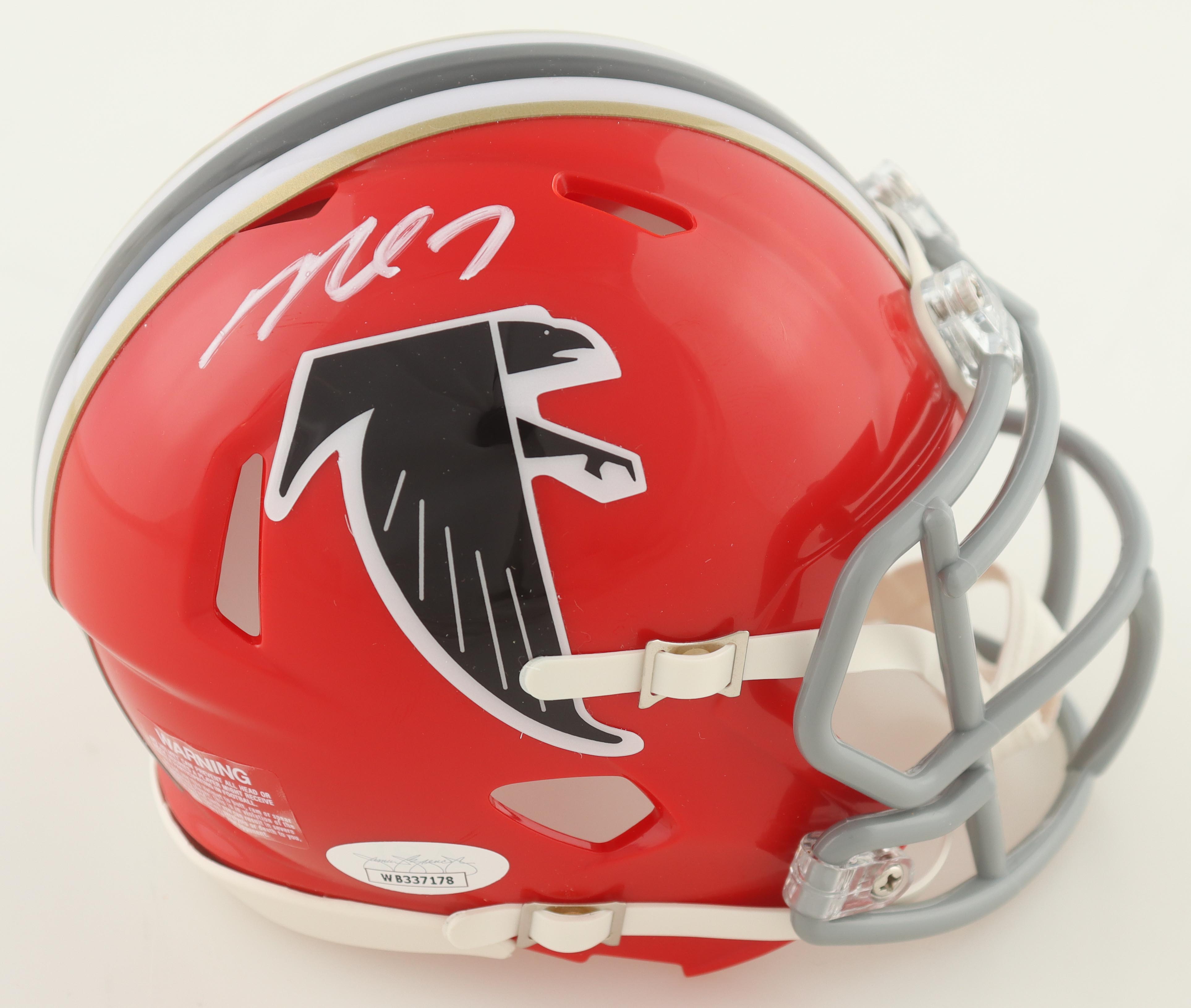 Michael Vick Signed Falcons Speed Mini Helmet (JSA) at PristineAuction.com Michael Vick Signed Falcons Speed Mini Helmet (JSA) at PristineAuction.com