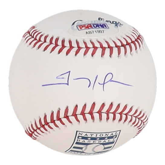Trevor Hoffman Signed OML Hall of Fame Logo Baseball (PSA) at PristineAuction.com Trevor Hoffman Signed OML Hall of Fame Logo Baseball (PSA) at PristineAuction.com