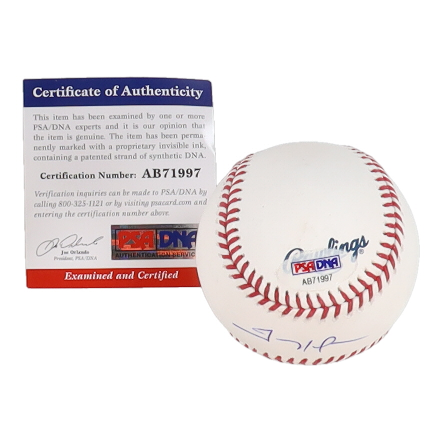 Trevor Hoffman Signed OML Hall of Fame Logo Baseball (PSA) at PristineAuction.com Trevor Hoffman Signed OML Hall of Fame Logo Baseball (PSA) at PristineAuction.com