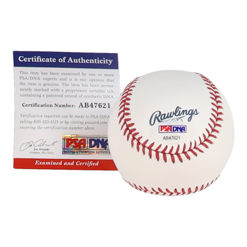 Trevor Hoffman Signed OML Hall of Fame Logo Baseball (PSA) at PristineAuction.com Trevor Hoffman Signed OML Hall of Fame Logo Baseball (PSA) at PristineAuction.com