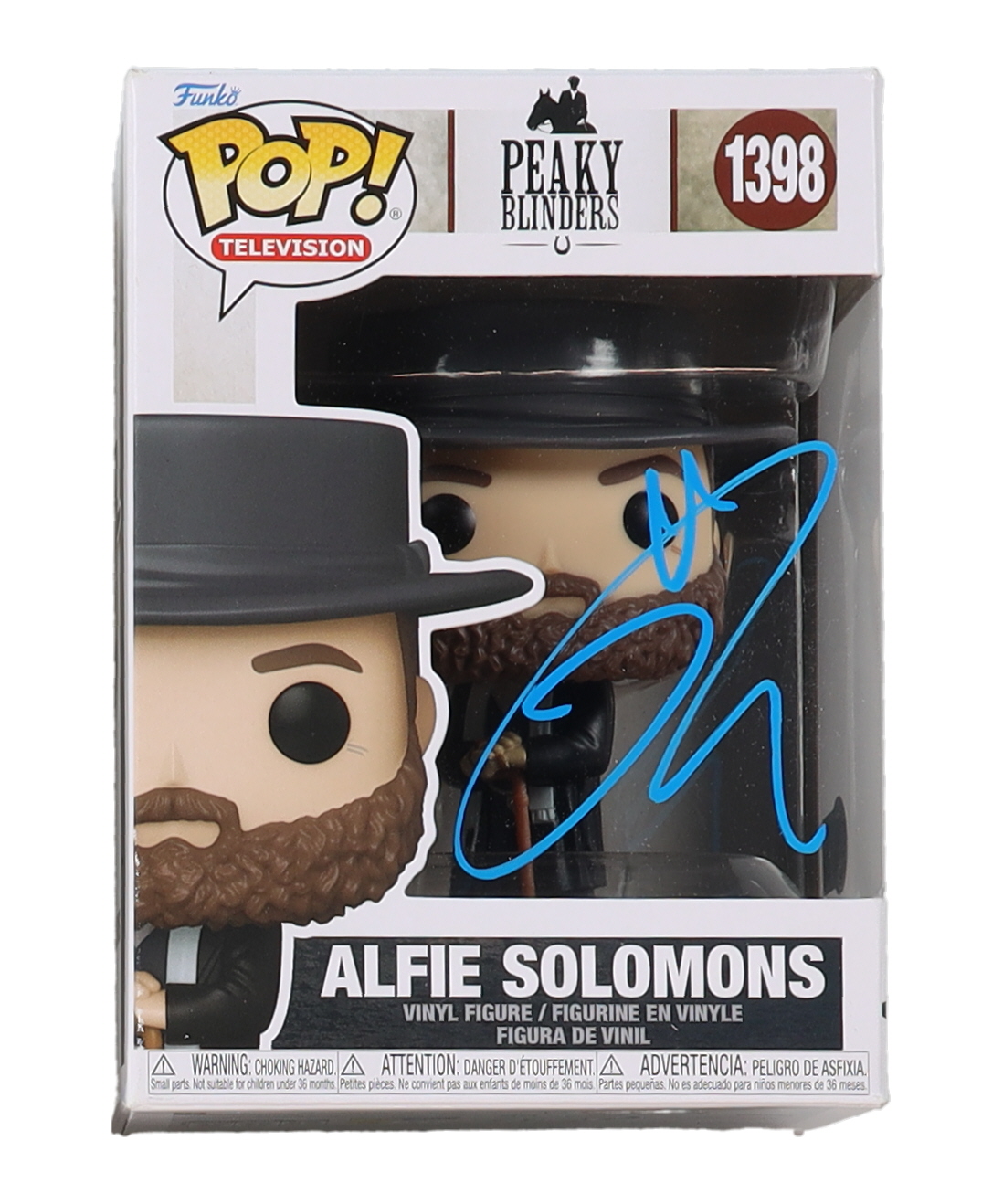 Tom Hardy Signed "Peaky Blinders" #1398 Alfie Solomons Funko Pop! Vinyl Figure (Beckett) at PristineAuction.com Tom Hardy Signed "Peaky Blinders" #1398 Alfie Solomons Funko Pop! Vinyl Figure (Beckett) at PristineAuction.com