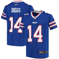 Stefon Diggs Bills Nike Jersey at PristineAuction.com