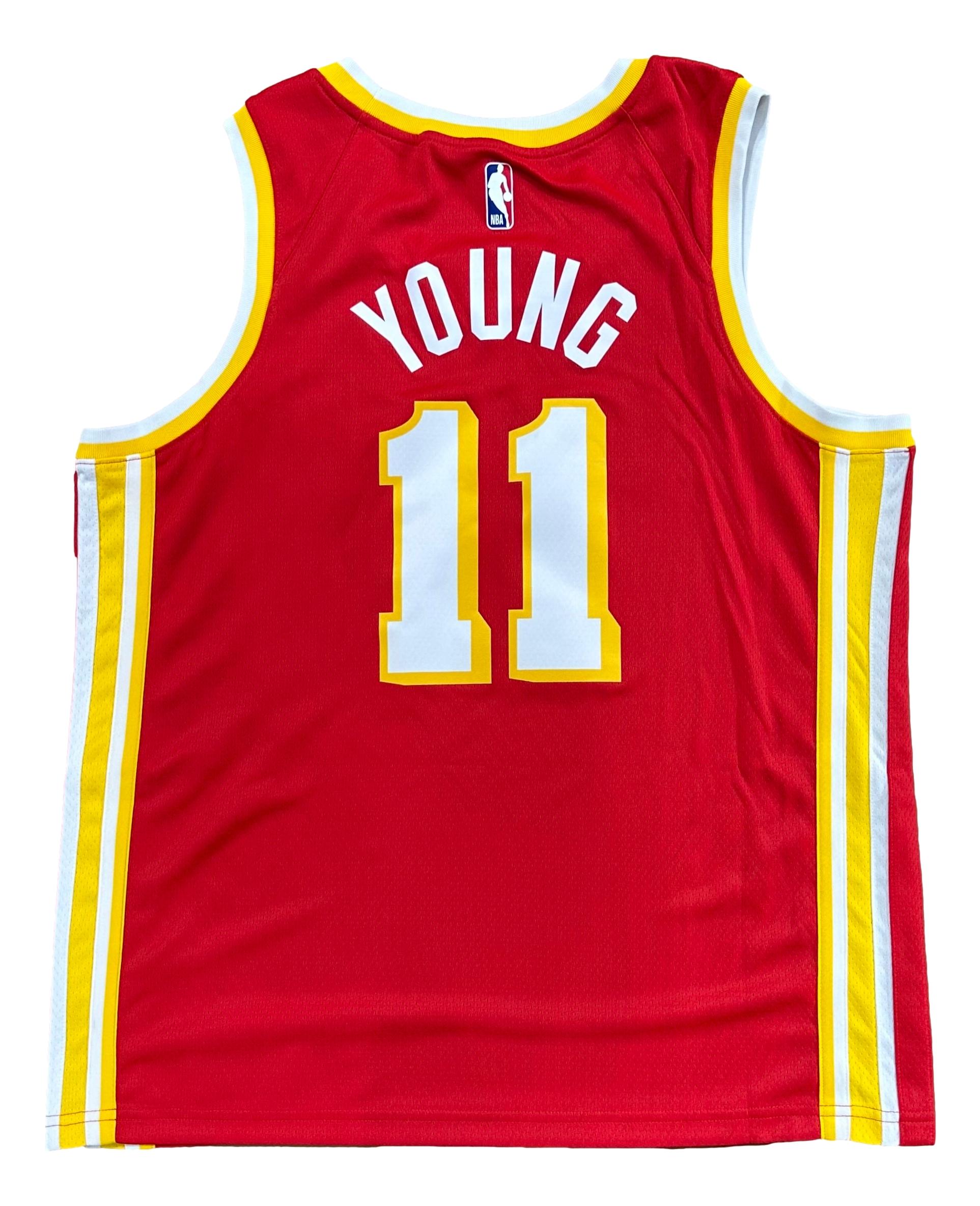 Trae Young Hawks Nike Jersey at PristineAuction.com Trae Young Hawks Nike Jersey at PristineAuction.com