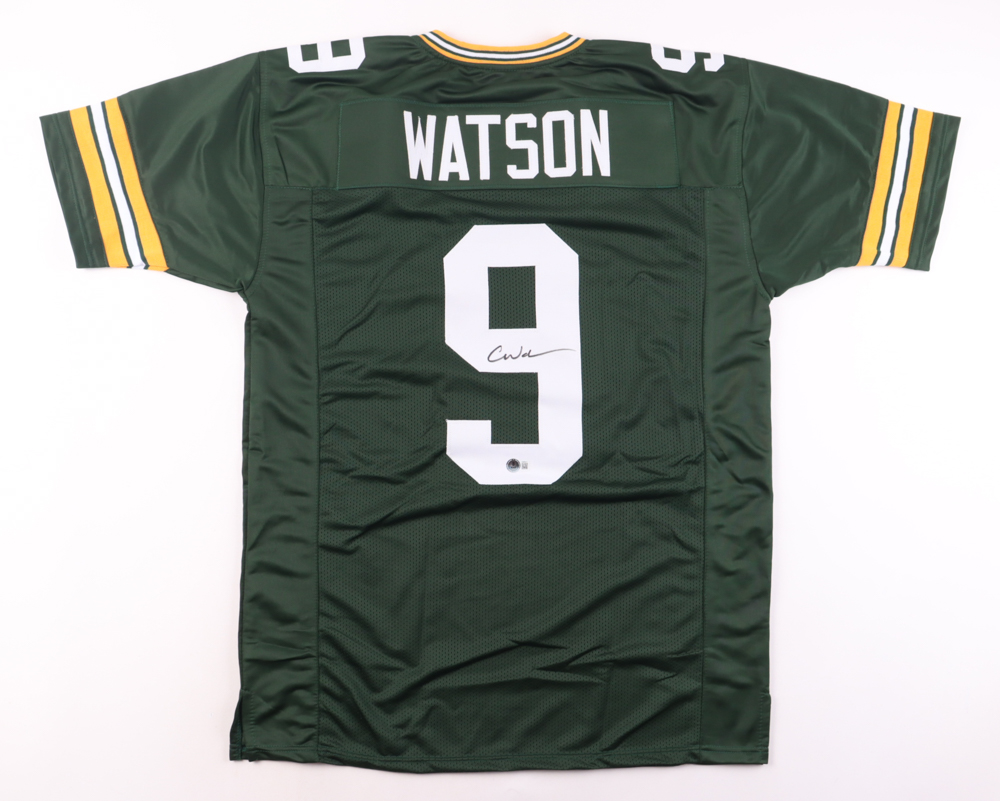 Christian Watson Signed Jersey (Beckett) at PristineAuction.com Christian Watson Signed Jersey (Beckett) at PristineAuction.com