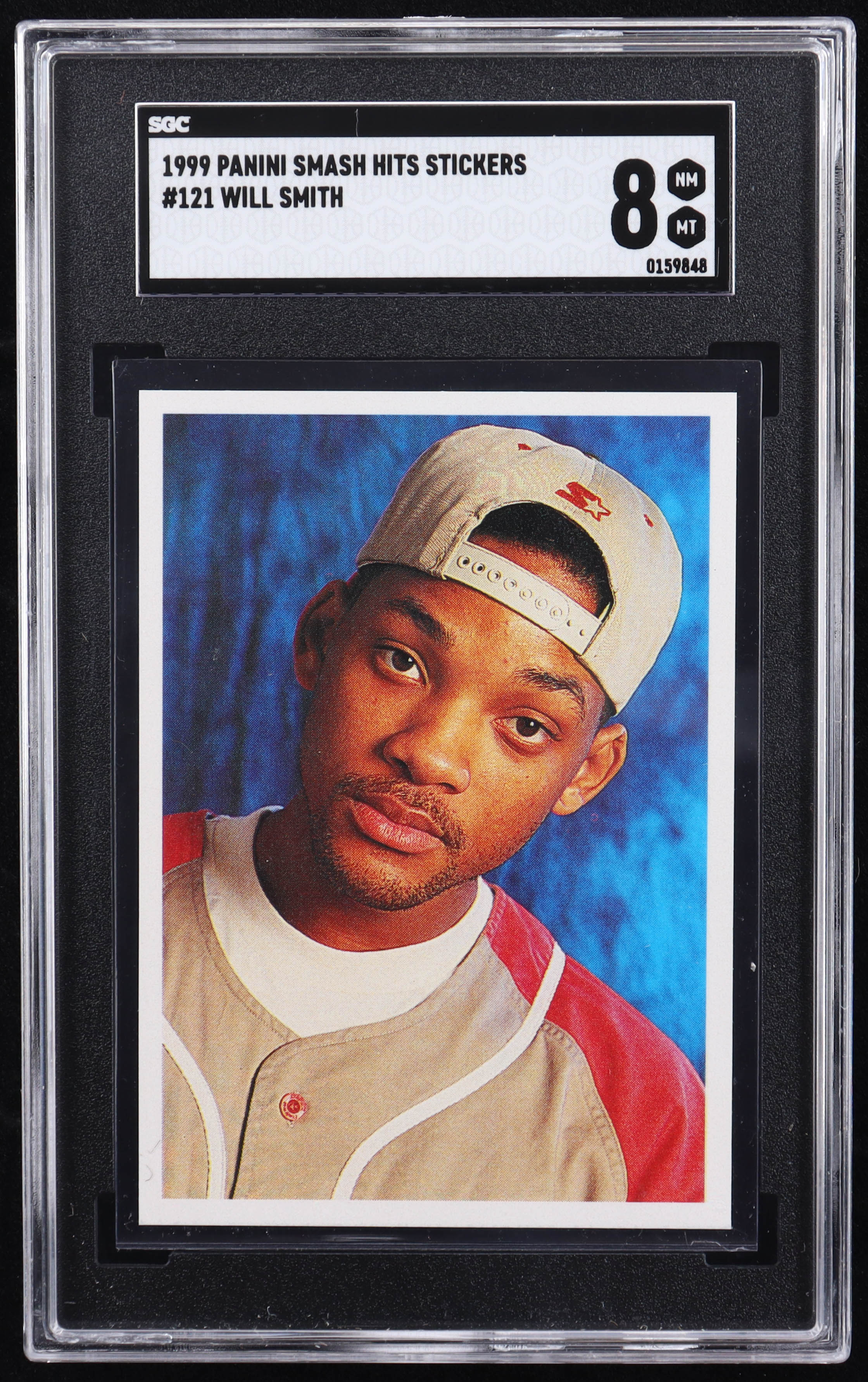 Will Smith 1999 Panini Smash Hits Stickers #121 (SGC 8) at PristineAuction.com Will Smith 1999 Panini Smash Hits Stickers #121 (SGC 8) at PristineAuction.com