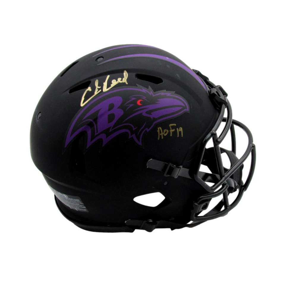 Ed Reed Signed Ravens Full-Size Authentic On-Field Eclipse Alternate ...