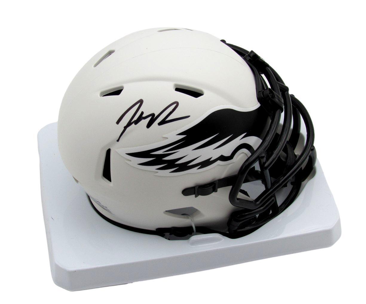 Haason Reddick Signed Eagles Lunar Eclipse Alternate Speed Mini Helmet (JSA) at PristineAuction.com Haason Reddick Signed Eagles Lunar Eclipse Alternate Speed Mini Helmet (JSA) at PristineAuction.com