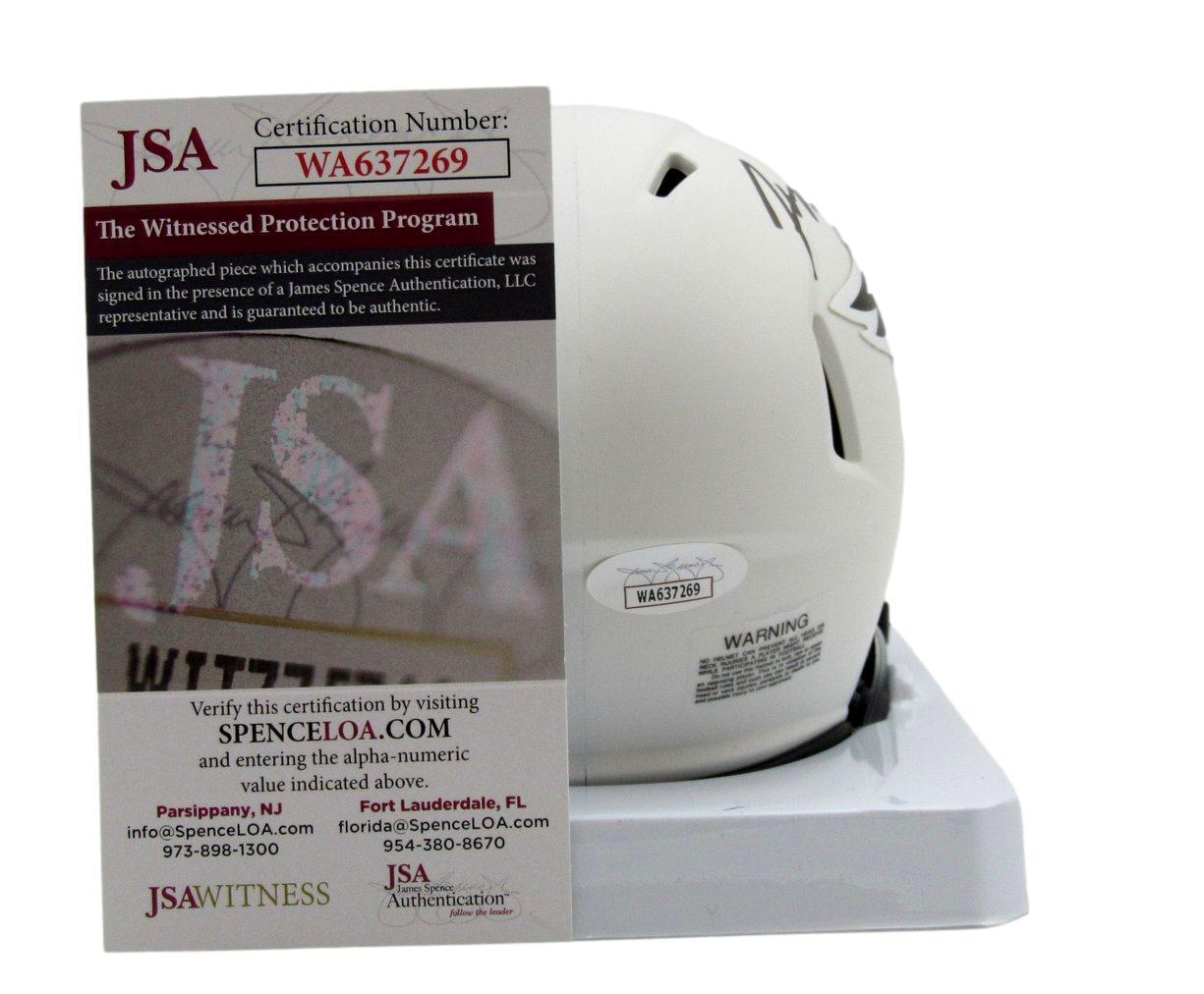 Haason Reddick Signed Eagles Lunar Eclipse Alternate Speed Mini Helmet (JSA) at PristineAuction.com Haason Reddick Signed Eagles Lunar Eclipse Alternate Speed Mini Helmet (JSA) at PristineAuction.com