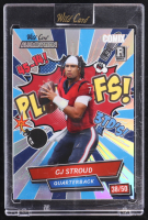 CJ Stroud 2023 Wild Card Alumination Comix Rainbow Silver #ACCS #38/50 RC at PristineAuction.com