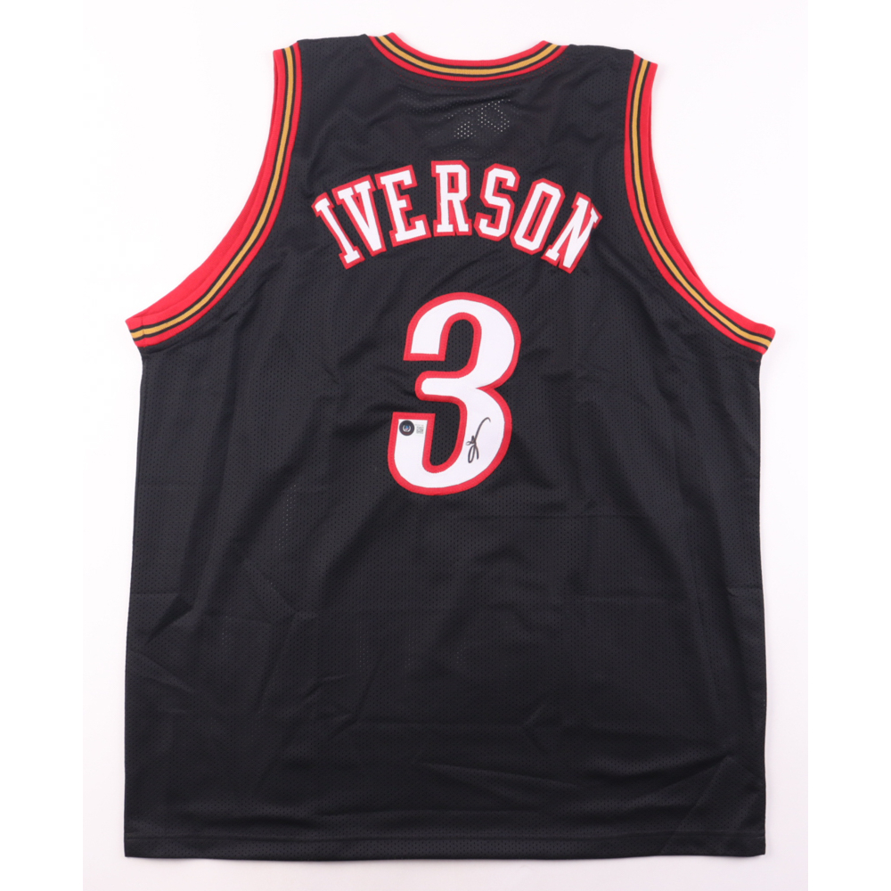 Allen Iverson Signed Jersey (Beckett) at PristineAuction.com Allen Iverson Signed Jersey (Beckett) at PristineAuction.com