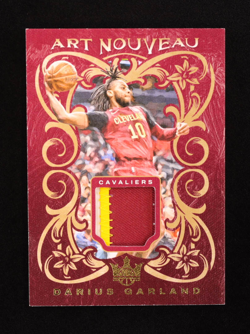 Darius Garland 2023-24 Court Kings Art Nouveau Jerseys Prime #40 #18/25 at PristineAuction.com Darius Garland 2023-24 Court Kings Art Nouveau Jerseys Prime #40 #18/25 at PristineAuction.com