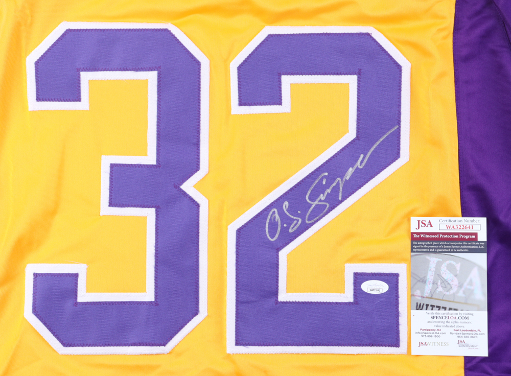 O. J. Simpson Signed Jersey (JSA) at PristineAuction.com O. J. Simpson Signed Jersey (JSA) at PristineAuction.com