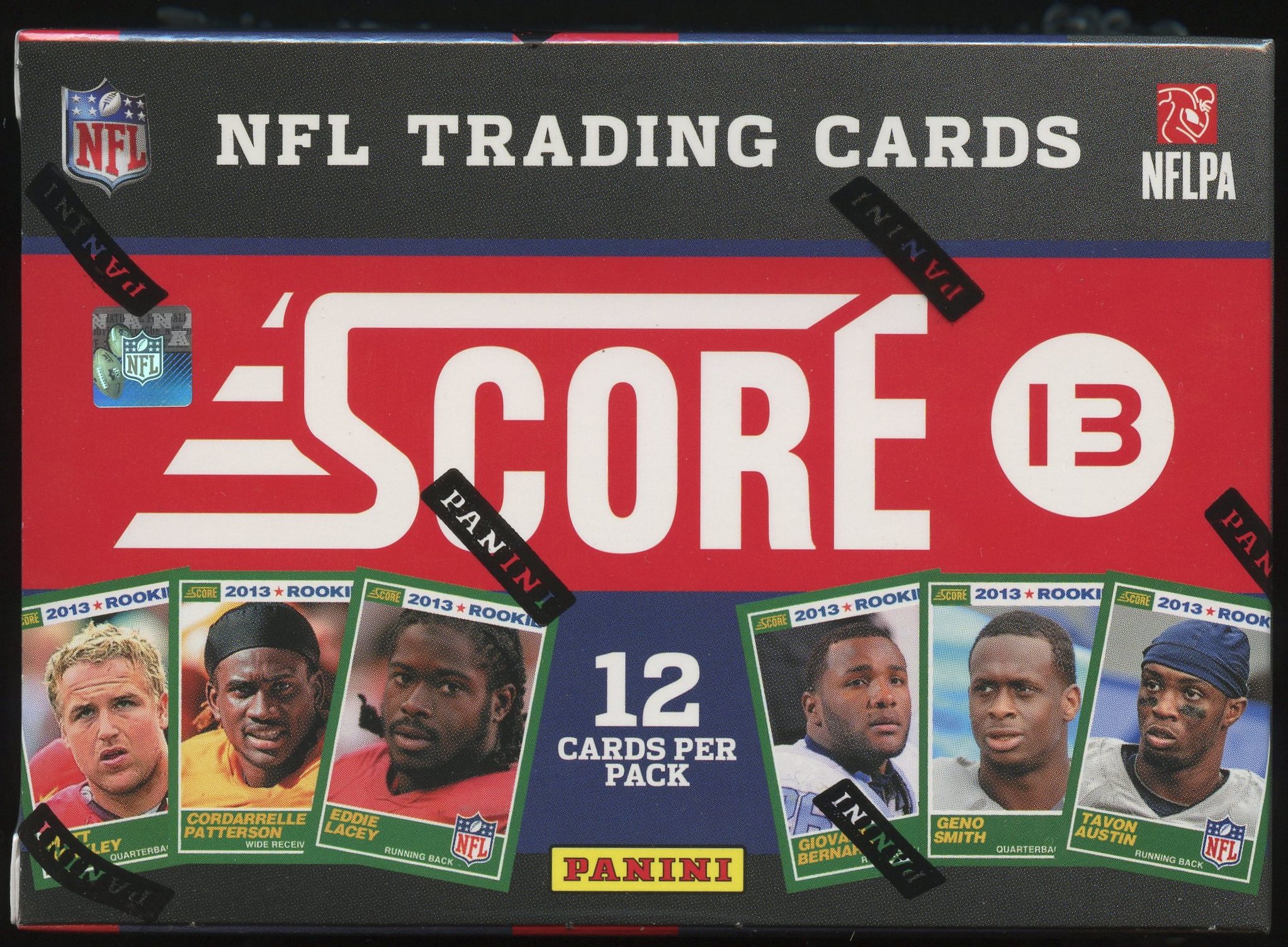 2013 Score Football Unopened Box of (11) Packs at PristineAuction.com 2013 Score Football Unopened Box of (11) Packs at PristineAuction.com