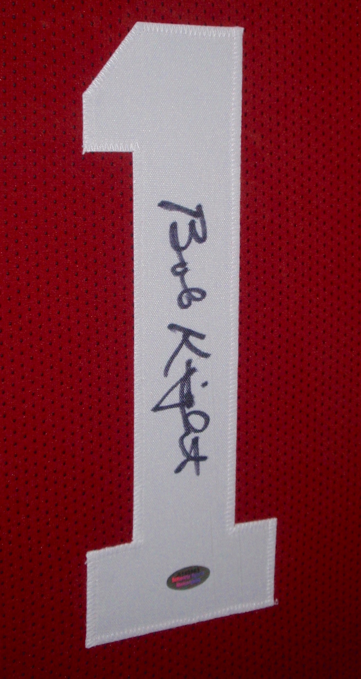 Bobby Knight Signed Indiana 35x43 Custom Framed Jersey (Schwartz COA) at PristineAuction.com Bobby Knight Signed Indiana 35x43 Custom Framed Jersey (Schwartz COA) at PristineAuction.com