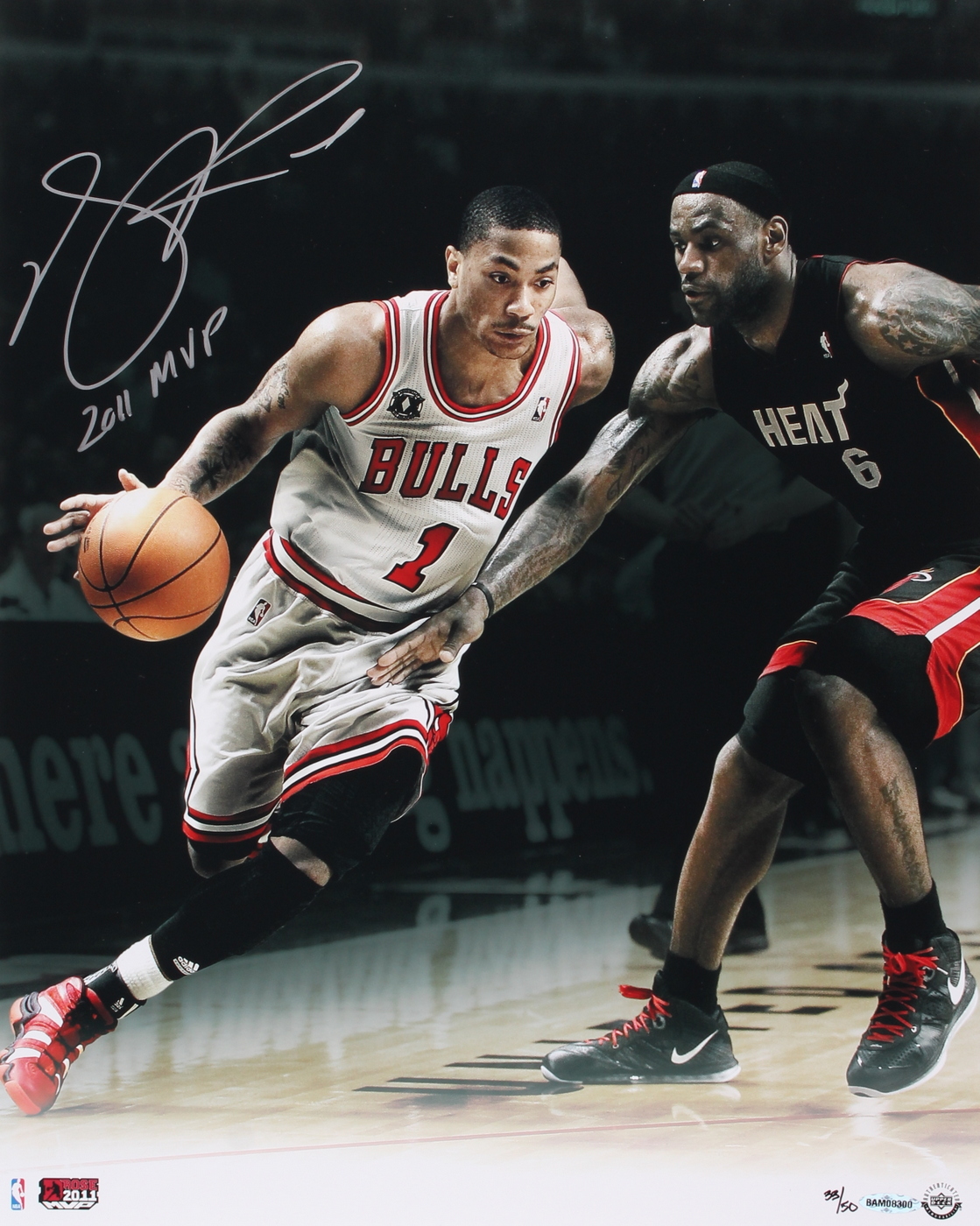 Derrick Rose Signed Bulls Limited Edition 16x20 Photo Inscribed "2011 MVP" (UDA COA) at PristineAuction.com Derrick Rose Signed Bulls Limited Edition 16x20 Photo Inscribed "2011 MVP" (UDA COA) at PristineAuction.com