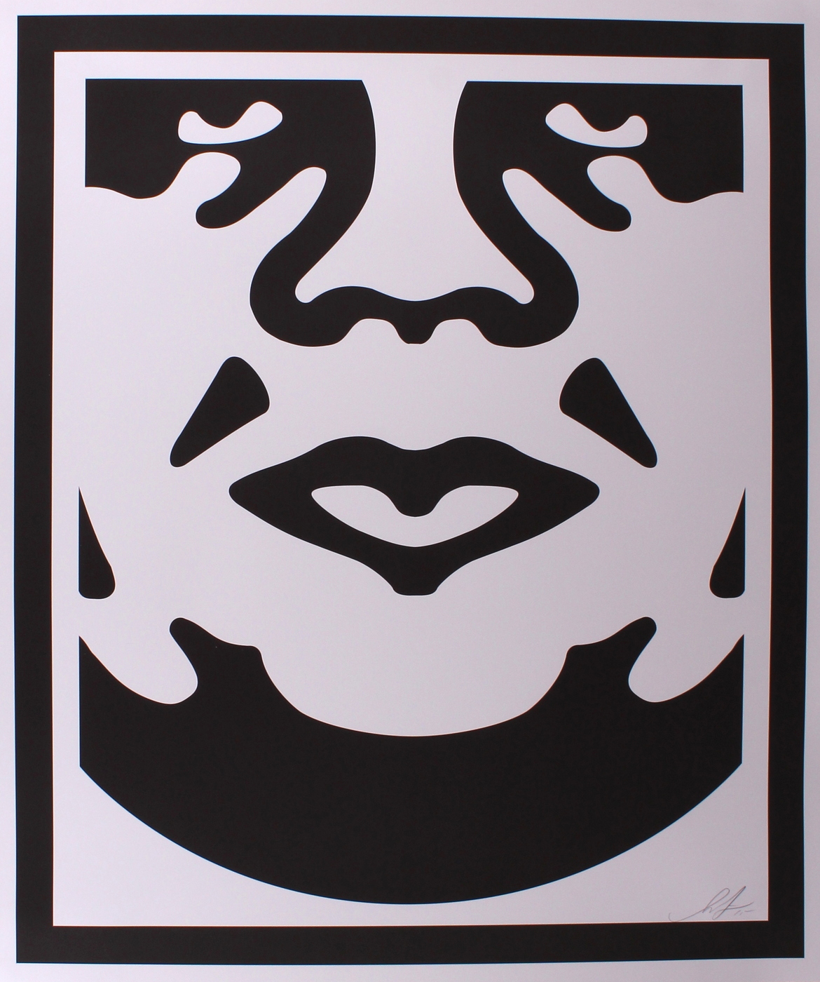 Shepard Fairey "Obey" Andre the Giant Signed 25" x 30" Lithograph on Thick Paper at PristineAuction.com Shepard Fairey "Obey" Andre the Giant Signed 25" x 30" Lithograph on Thick Paper at PristineAuction.com