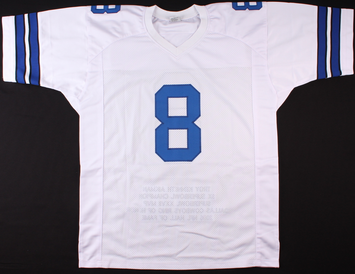 Troy Aikman Signed Cowboys Career Highlight Stat Jersey (GTSM COA) at PristineAuction.com Troy Aikman Signed Cowboys Career Highlight Stat Jersey (GTSM COA) at PristineAuction.com