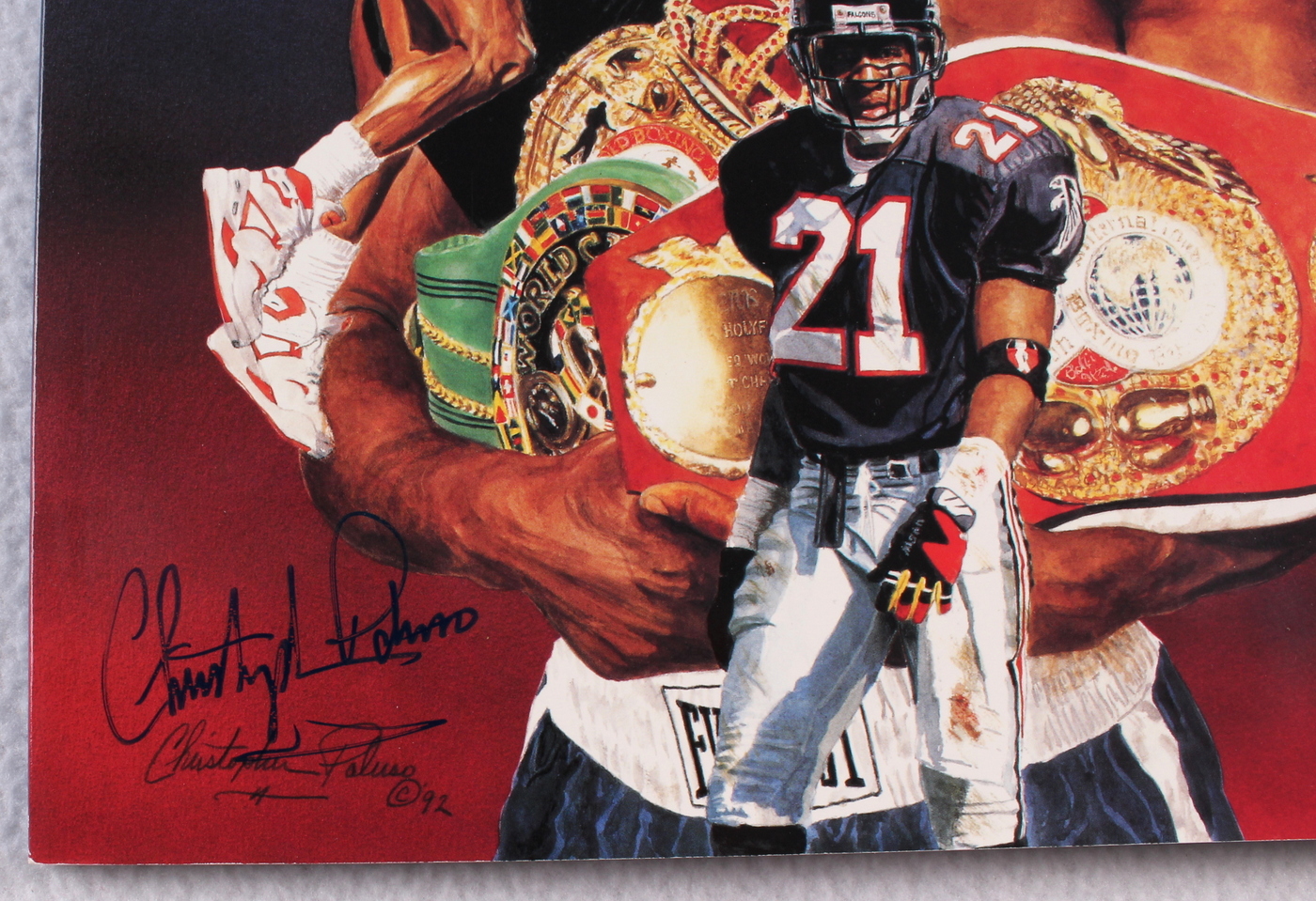 Lot of (3) Legends Sports Memorabilia Magazines with (1) Signed by the Original Artist Christopher Paluso (PA LOA) at PristineAuction.com Lot of (3) Legends Sports Memorabilia Magazines with (1) Signed by the Original Artist Christopher Paluso (PA LOA) at PristineAuction.com