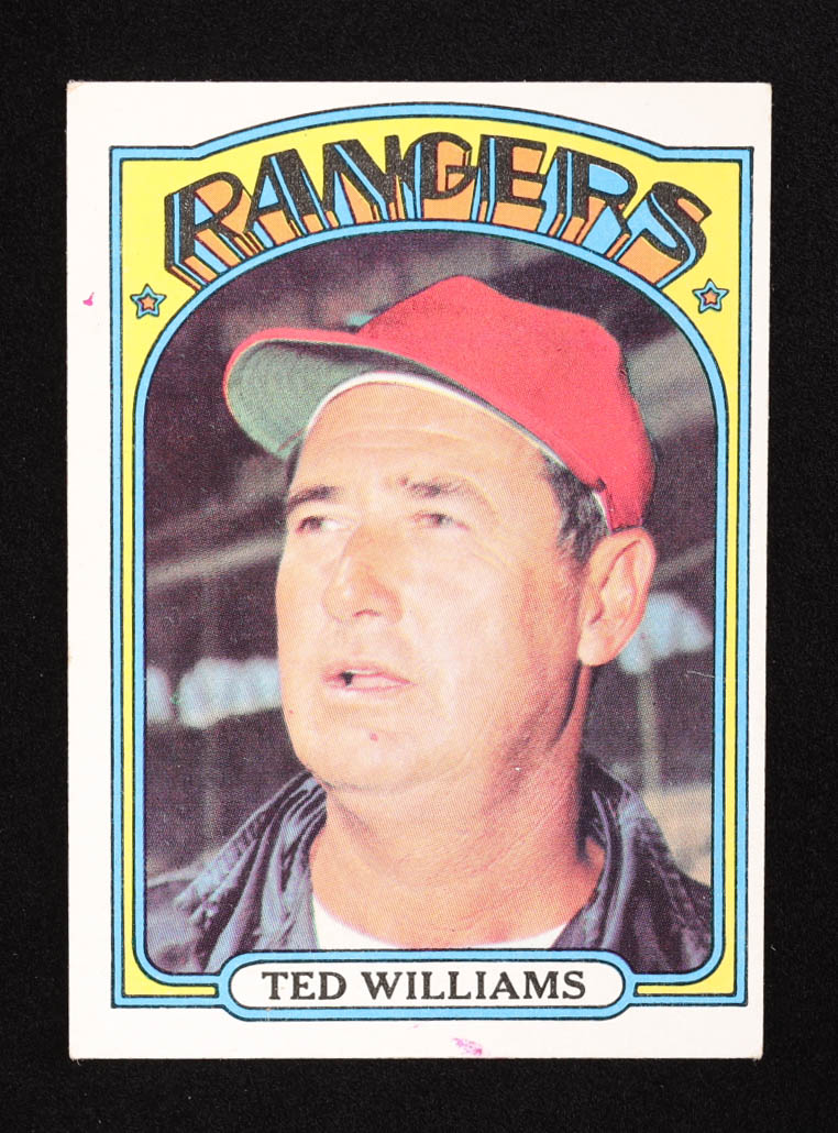 Ted Williams 1972 Topps #510 MG at PristineAuction.com Ted Williams 1972 Topps #510 MG at PristineAuction.com