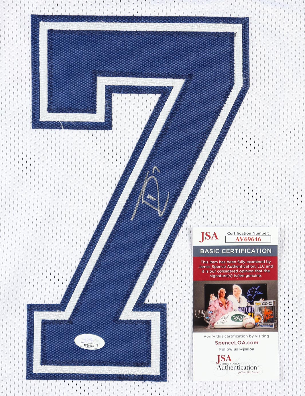 Trevon Diggs Signed Jersey (JSA) at PristineAuction.com Trevon Diggs Signed Jersey (JSA) at PristineAuction.com