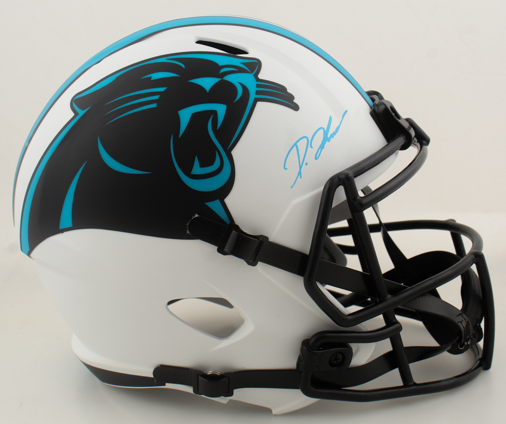 Diontae Johnson Signed Panthers Full-Size Lunar Eclipse Alternate Speed Helmet (JSA) at PristineAuction.com Diontae Johnson Signed Panthers Full-Size Lunar Eclipse Alternate Speed Helmet (JSA) at PristineAuction.com