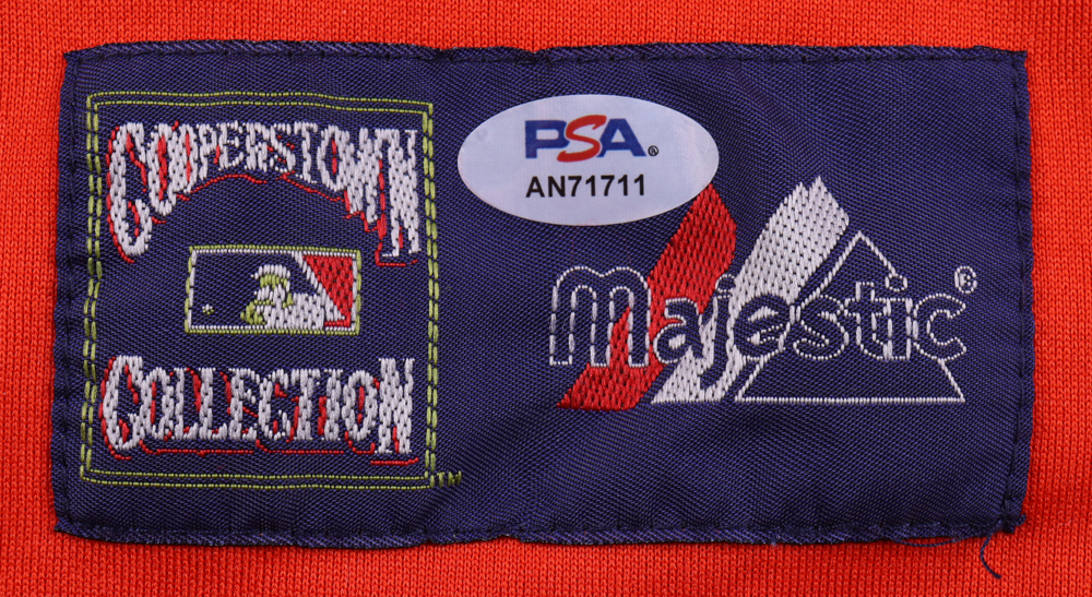 Nolan Ryan Signed Jersey Inscribed "11x K King", "8x All-Star", & "2x E.R.A. Leader" (PSA) at PristineAuction.com Nolan Ryan Signed Jersey Inscribed "11x K King", "8x All-Star", & "2x E.R.A. Leader" (PSA) at PristineAuction.com