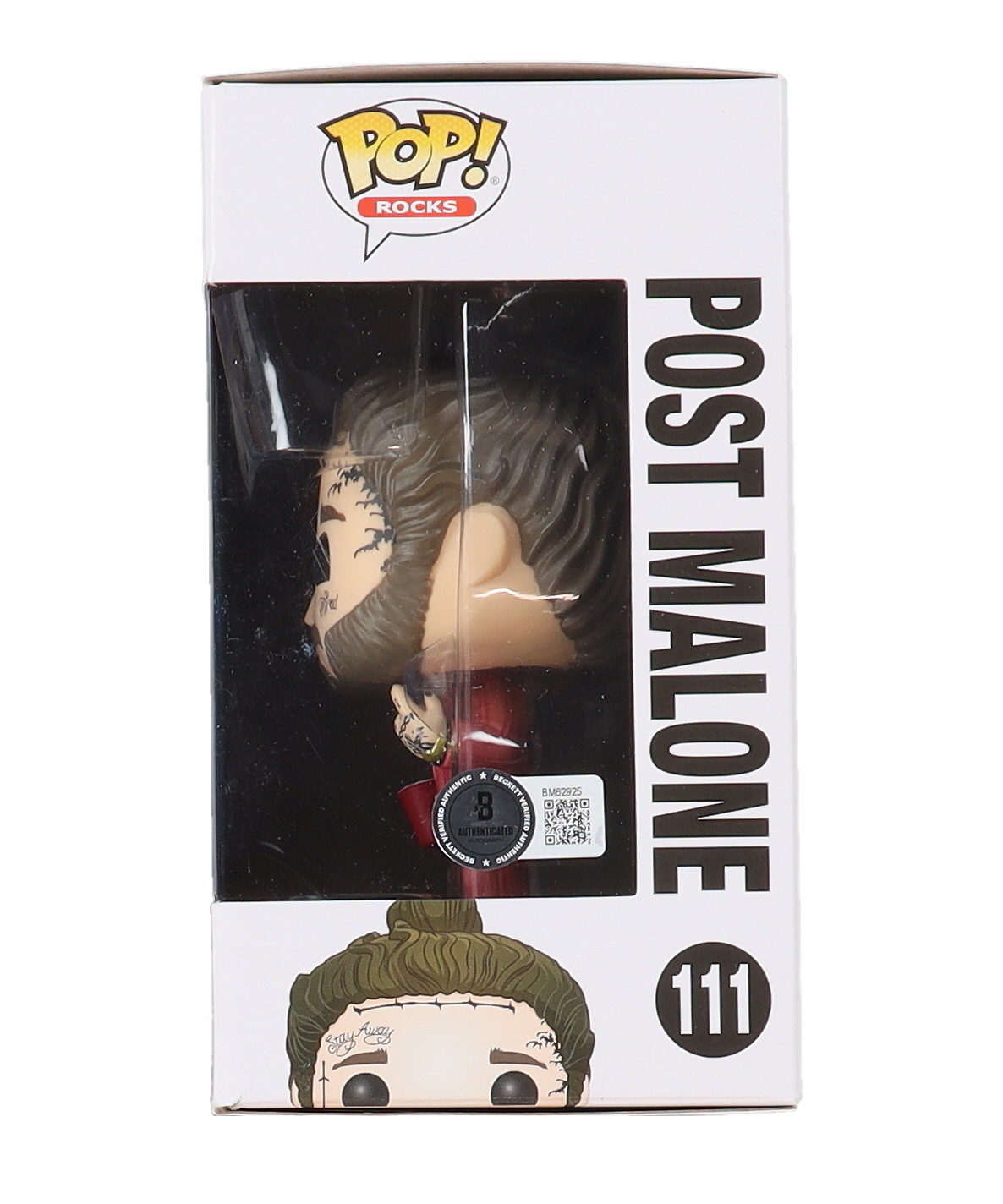 Post Malone Signed "Post Malone" #111 Post Malone Funko Pop! Vinyl Figure (Beckett) at PristineAuction.com Post Malone Signed "Post Malone" #111 Post Malone Funko Pop! Vinyl Figure (Beckett) at PristineAuction.com