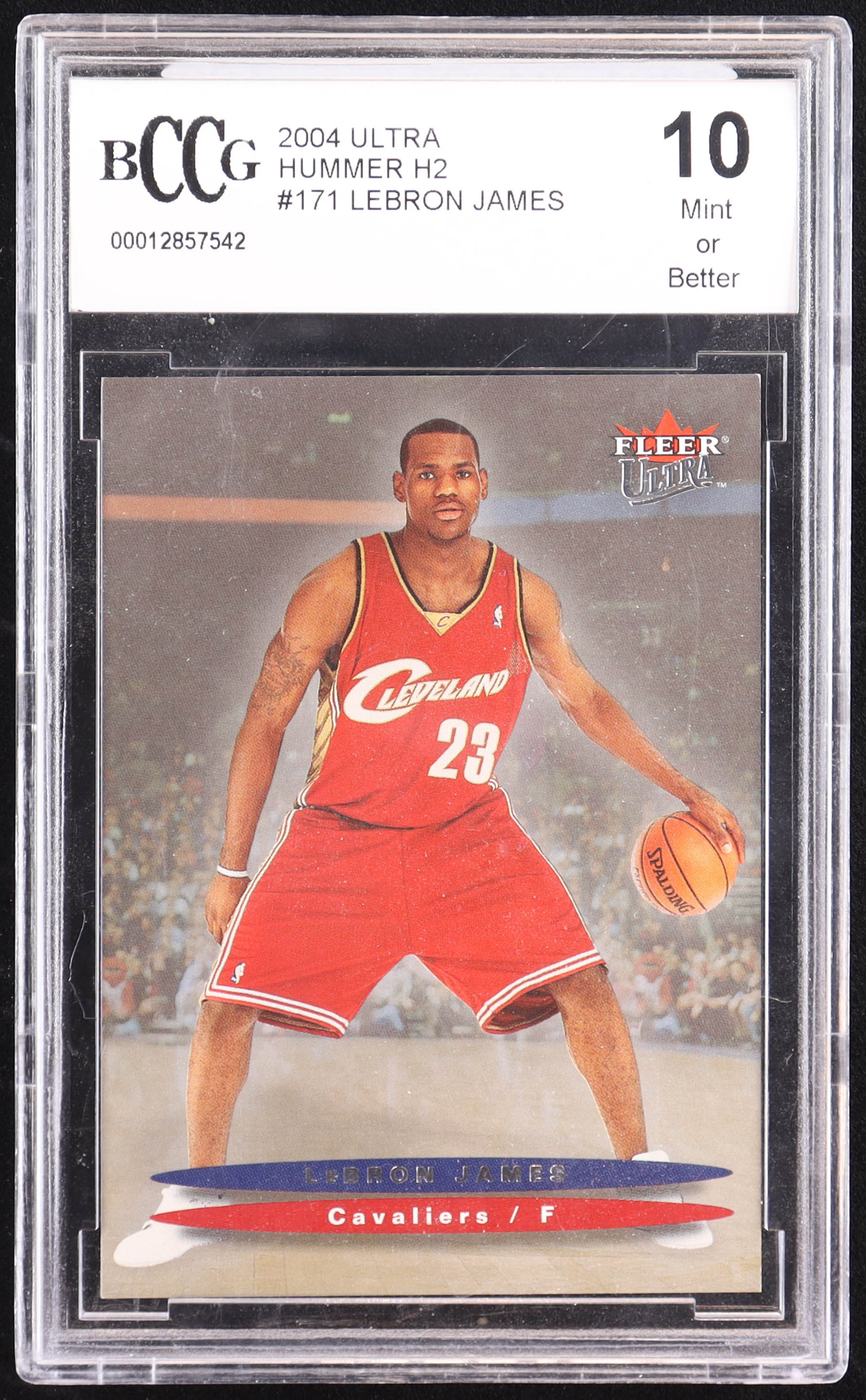 LeBron James 2004 Ultra Hummer H2 #171 (BCCG 10) at PristineAuction.com LeBron James 2004 Ultra Hummer H2 #171 (BCCG 10) at PristineAuction.com