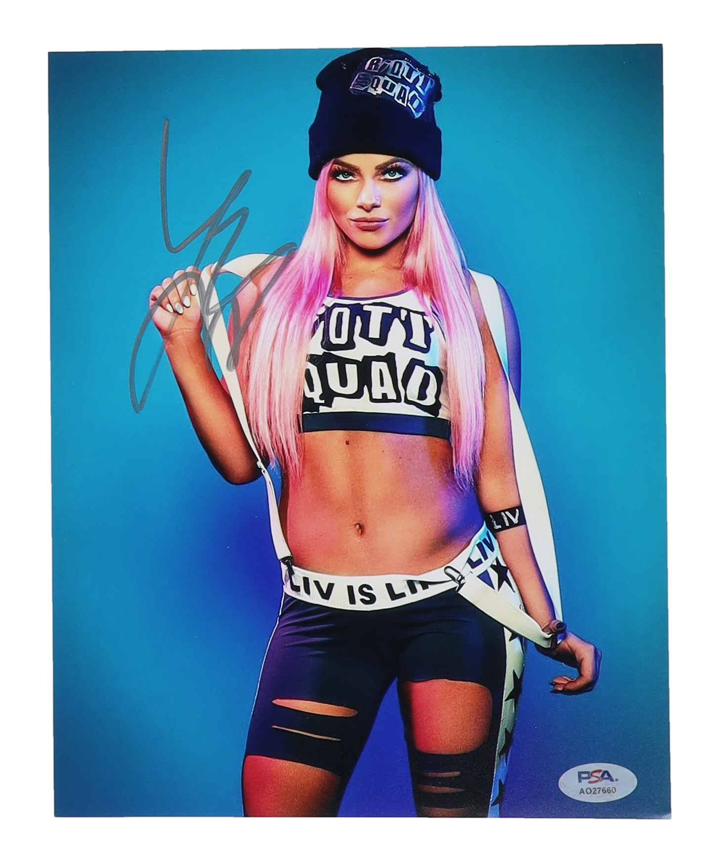 Liv Morgan Signed WWE 8x10 Photo (PSA) at PristineAuction.com Liv Morgan Signed WWE 8x10 Photo (PSA) at PristineAuction.com