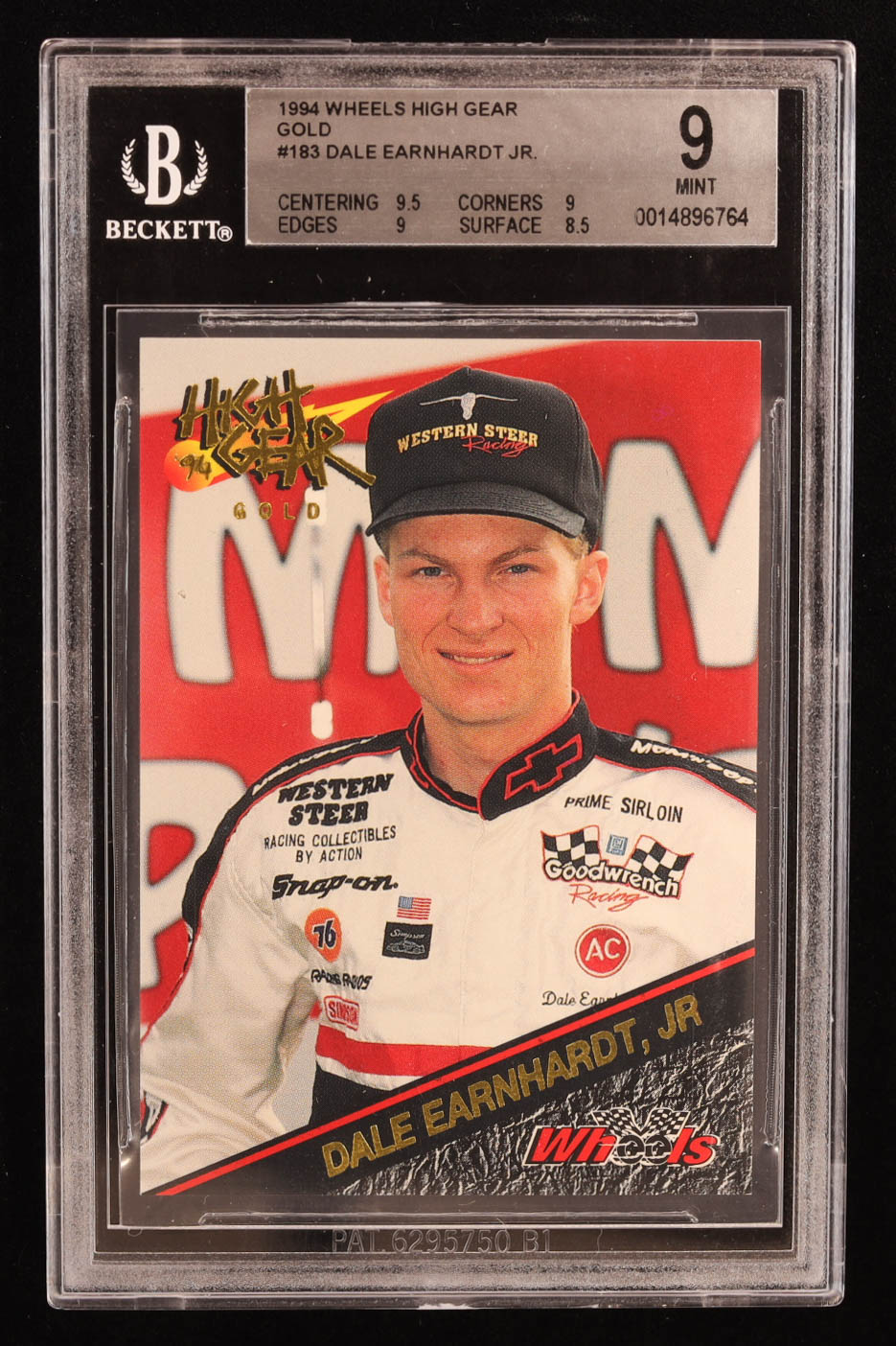 Dale Earnhardt Jr. 1994 Wheels High Gear Gold #183 (BGS 9) at PristineAuction.com Dale Earnhardt Jr. 1994 Wheels High Gear Gold #183 (BGS 9) at PristineAuction.com