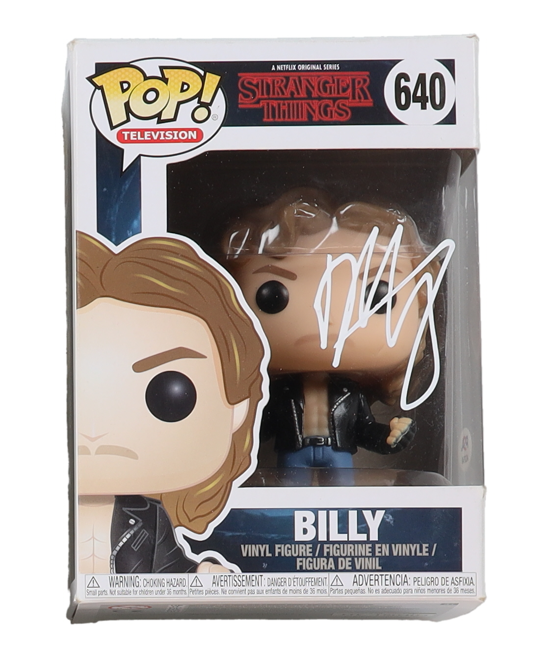 Dacre Montgomery Signed "Stranger Things" #640 Billy Funko Pop! Vinyl Figure (PSA) at PristineAuction.com Dacre Montgomery Signed "Stranger Things" #640 Billy Funko Pop! Vinyl Figure (PSA) at PristineAuction.com