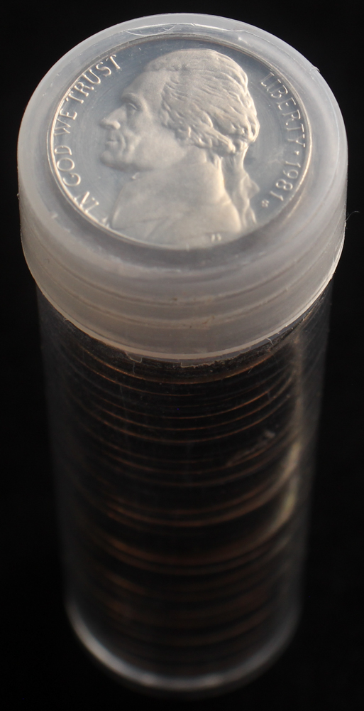 1981-S Roll Of Jefferson Proof Nickels With (40) Coins at PristineAuction.com 1981-S Roll Of Jefferson Proof Nickels With (40) Coins at PristineAuction.com