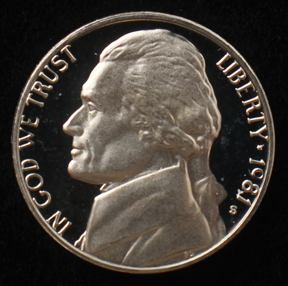 1981-S Roll Of Jefferson Proof Nickels With (40) Coins at PristineAuction.com 1981-S Roll Of Jefferson Proof Nickels With (40) Coins at PristineAuction.com