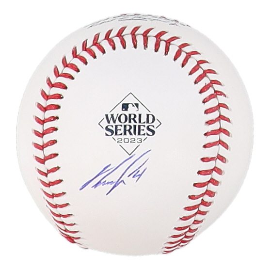Robbie Grossman Signed 2023 World Series Logo Baseball (JSA) at PristineAuction.com Robbie Grossman Signed 2023 World Series Logo Baseball (JSA) at PristineAuction.com