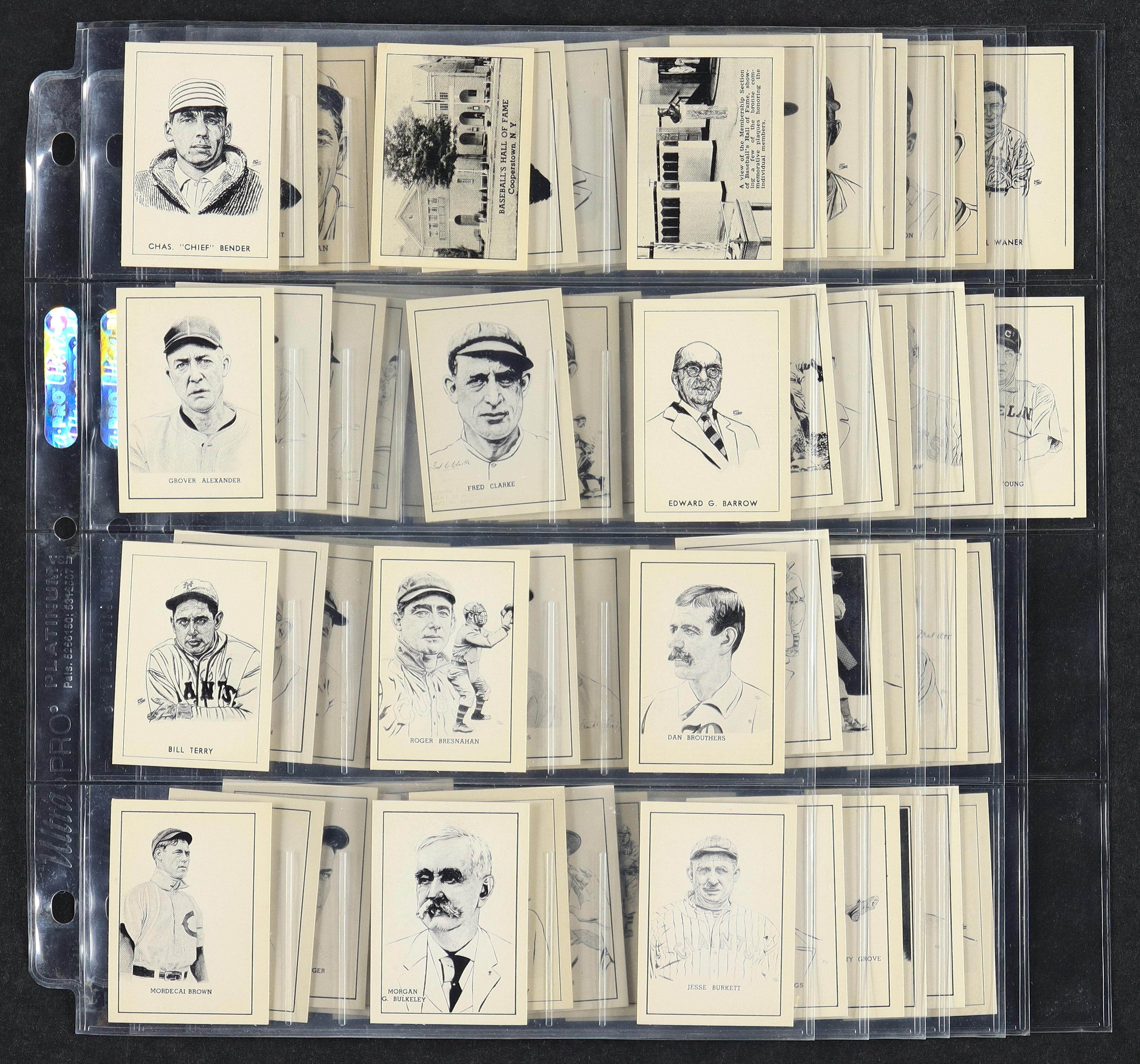 1950-56 Callahan Hall of Fame Baseball Cards Set of (77) with Babe Ruth, Cy Young, Lou Gehrig, Hans Wagner at PristineAuction.com 1950-56 Callahan Hall of Fame Baseball Cards Set of (77) with Babe Ruth, Cy Young, Lou Gehrig, Hans Wagner at PristineAuction.com