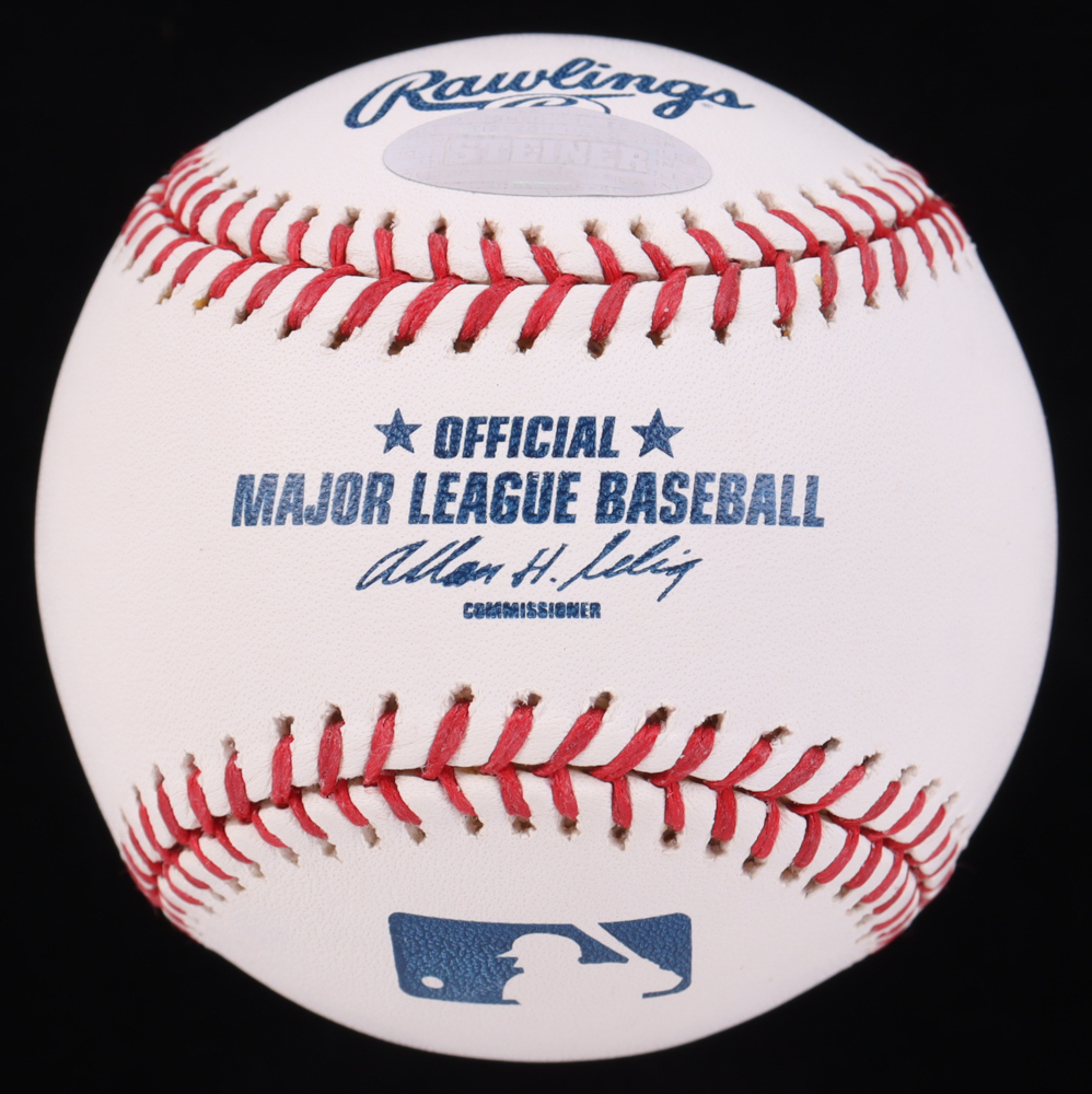 Hank Aaron Signed OML Baseball (Steiner) at PristineAuction.com Hank Aaron Signed OML Baseball (Steiner) at PristineAuction.com