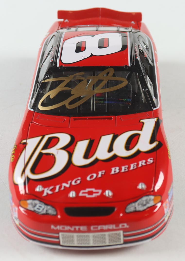 Dale Earnhardt Jr. Signed NASCAR #8 Budweiser 2002 Monte Carlo - 1:24 Premium Diecast Car (Dale Jr.) at PristineAuction.com Dale Earnhardt Jr. Signed NASCAR #8 Budweiser 2002 Monte Carlo - 1:24 Premium Diecast Car (Dale Jr.) at PristineAuction.com