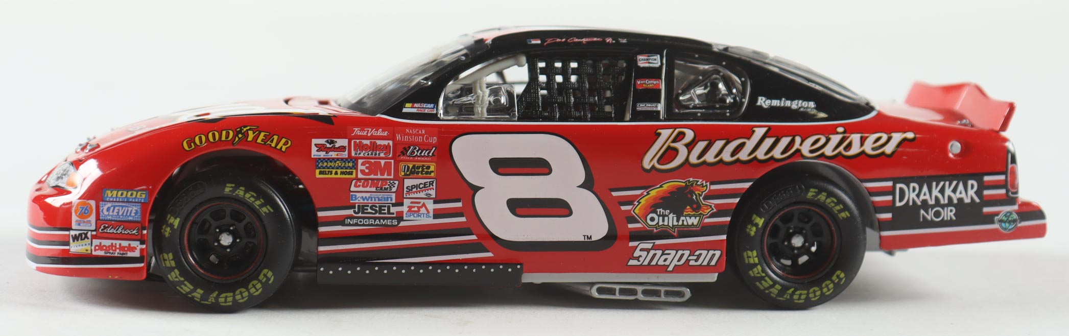 Dale Earnhardt Jr. Signed NASCAR #8 Budweiser 2002 Monte Carlo - 1:24 Premium Diecast Car (Dale Jr.) at PristineAuction.com Dale Earnhardt Jr. Signed NASCAR #8 Budweiser 2002 Monte Carlo - 1:24 Premium Diecast Car (Dale Jr.) at PristineAuction.com