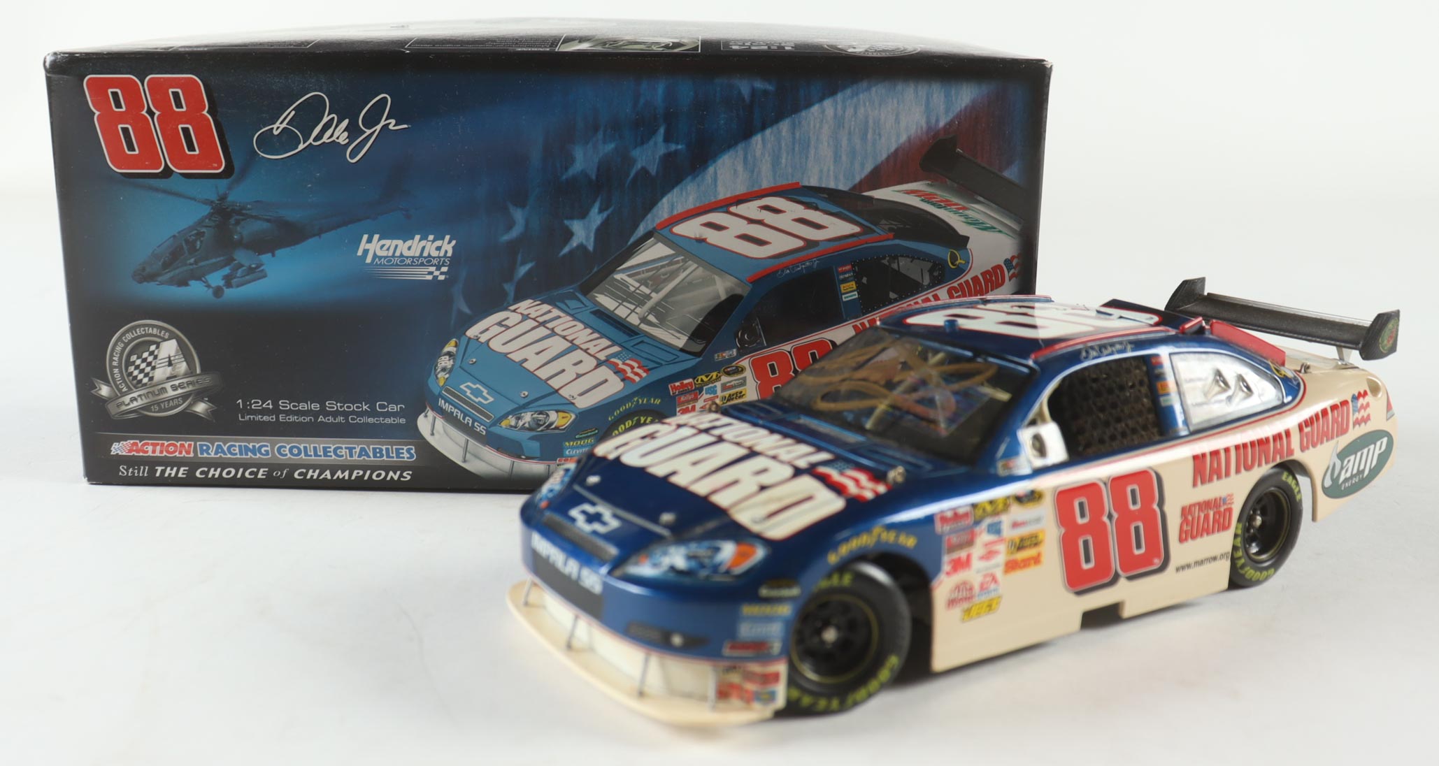 Dale Earnhardt Jr. Signed NASCAR #88 National Guard 2008 Impala SS - 1:24 Premium Diecast Car (Dale Jr.) at PristineAuction.com Dale Earnhardt Jr. Signed NASCAR #88 National Guard 2008 Impala SS - 1:24 Premium Diecast Car (Dale Jr.) at PristineAuction.com