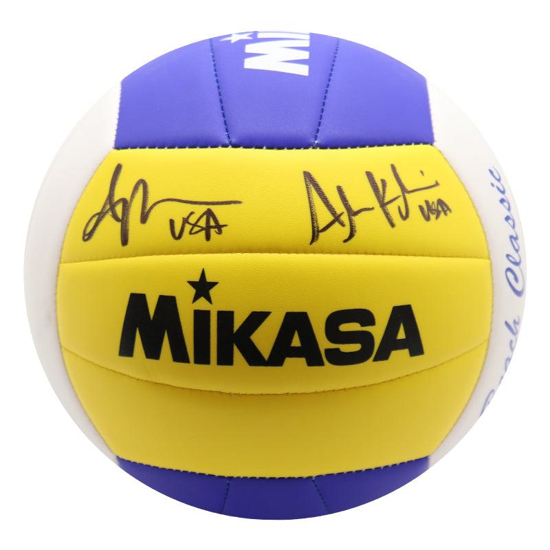 April Ross & Alix Klineman Signed Mikasa Volleyball (CX by Steiner) at PristineAuction.com April Ross & Alix Klineman Signed Mikasa Volleyball (CX by Steiner) at PristineAuction.com