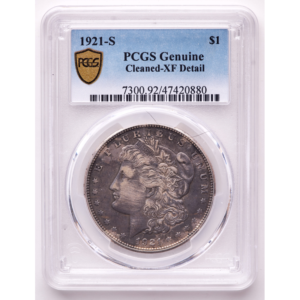 1921-S Morgan Silver Dollar (PCGS XF Details) at PristineAuction.com